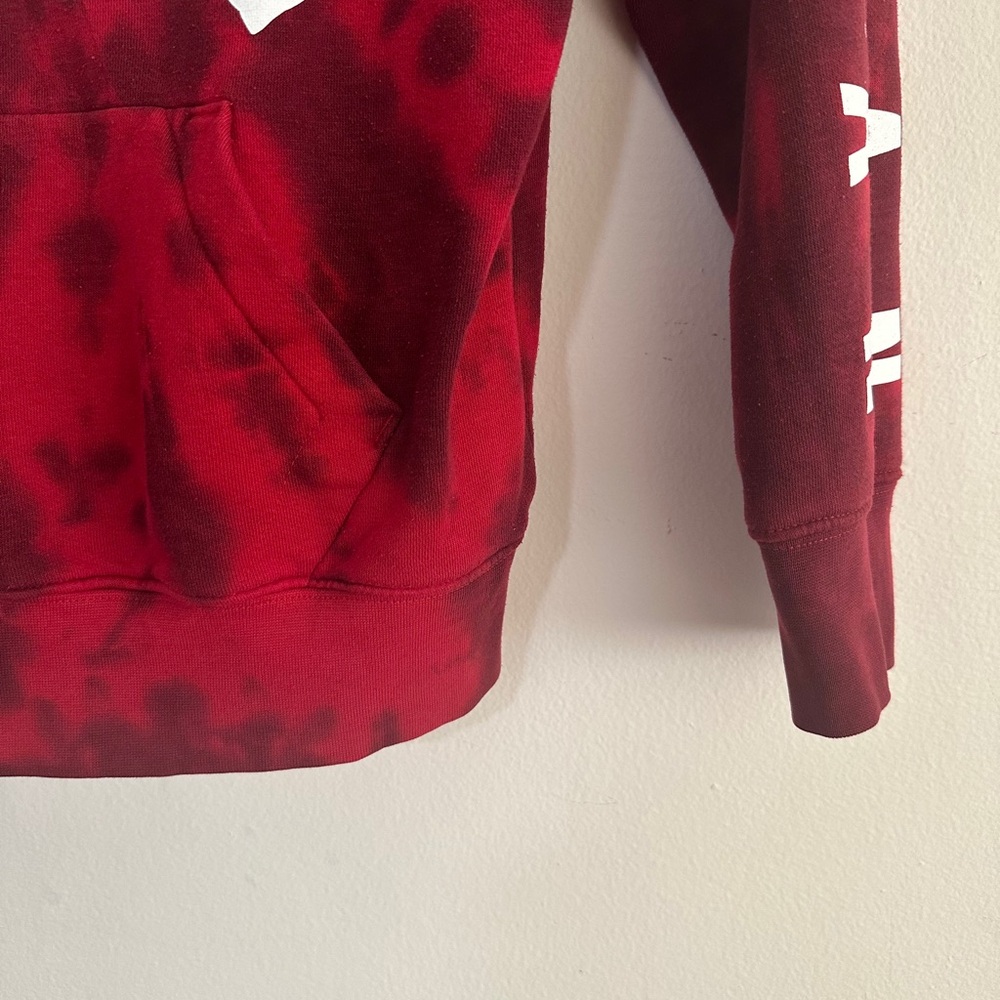 Red and Black Tie-Dye Jumpman Hoodie JORDAN SIZE S (BOY) - Picture 6 of 8